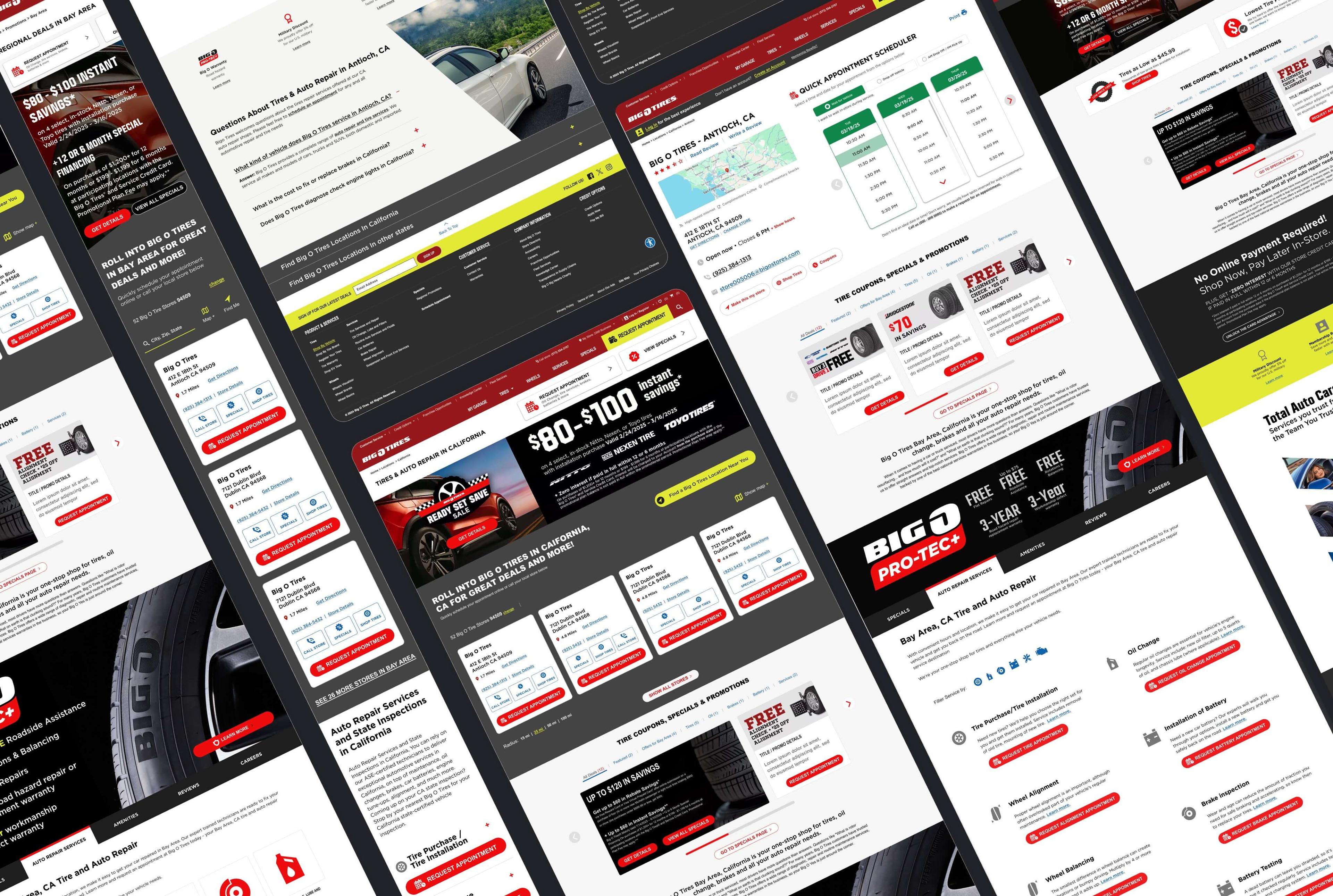 Multiple wireframe variants (MVP + future scope)