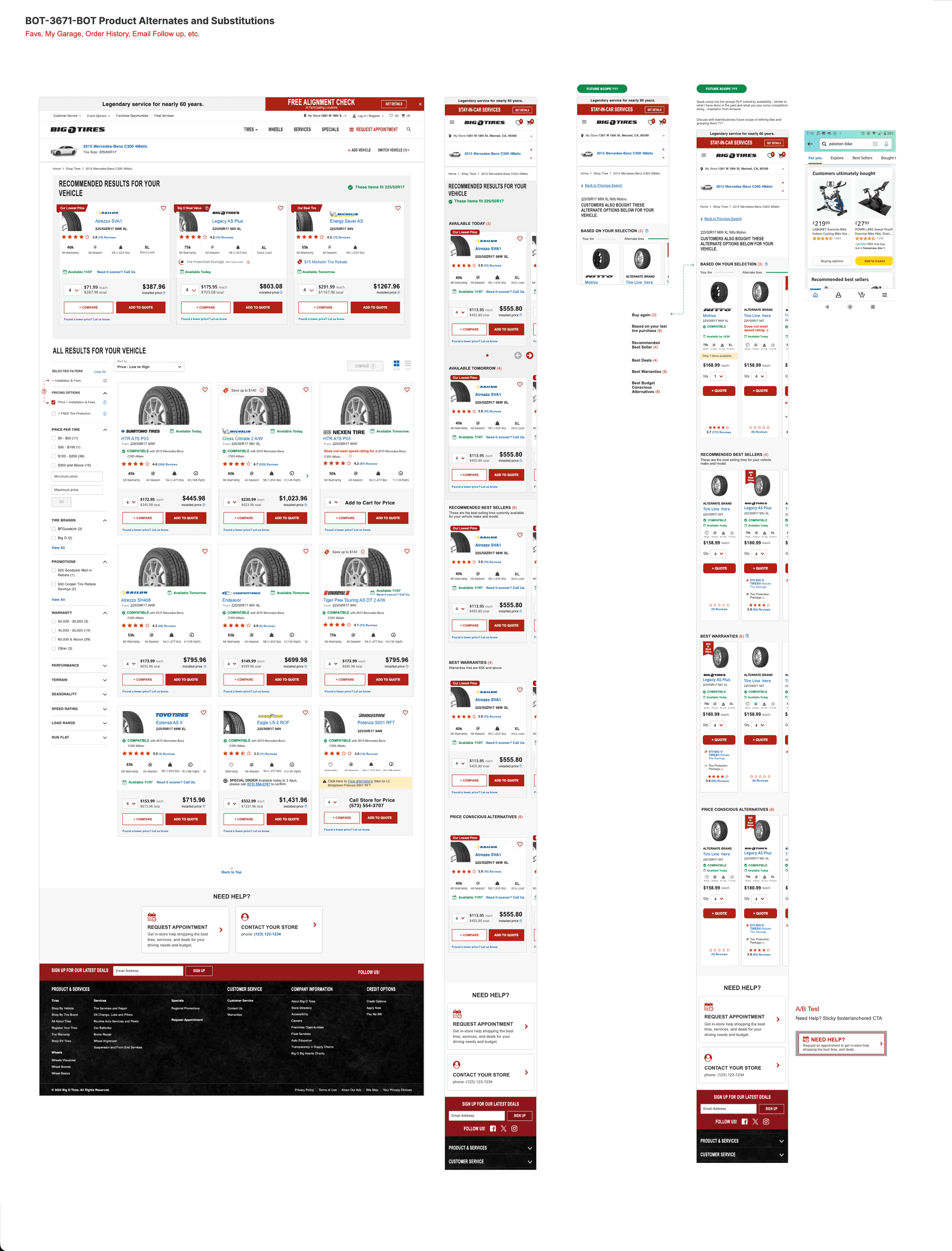 Retail PLP Full Responsive Redesign