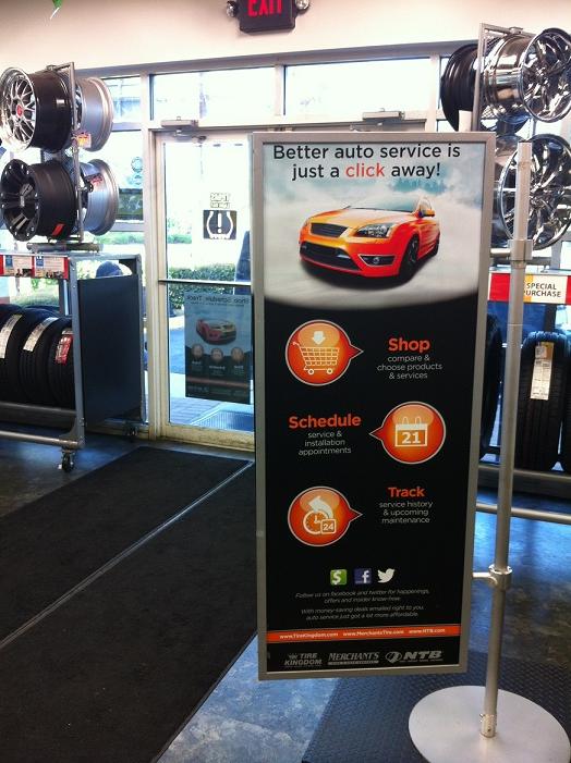 POP Stanchion Display