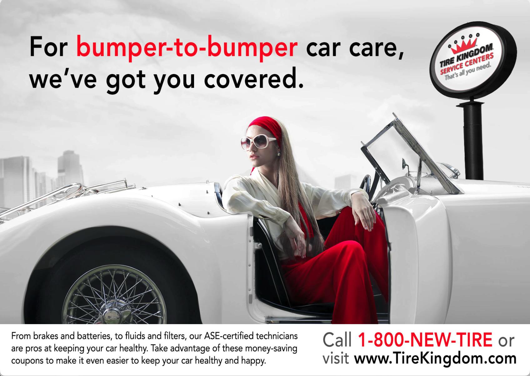 Tire Kingdom Postcard — Front