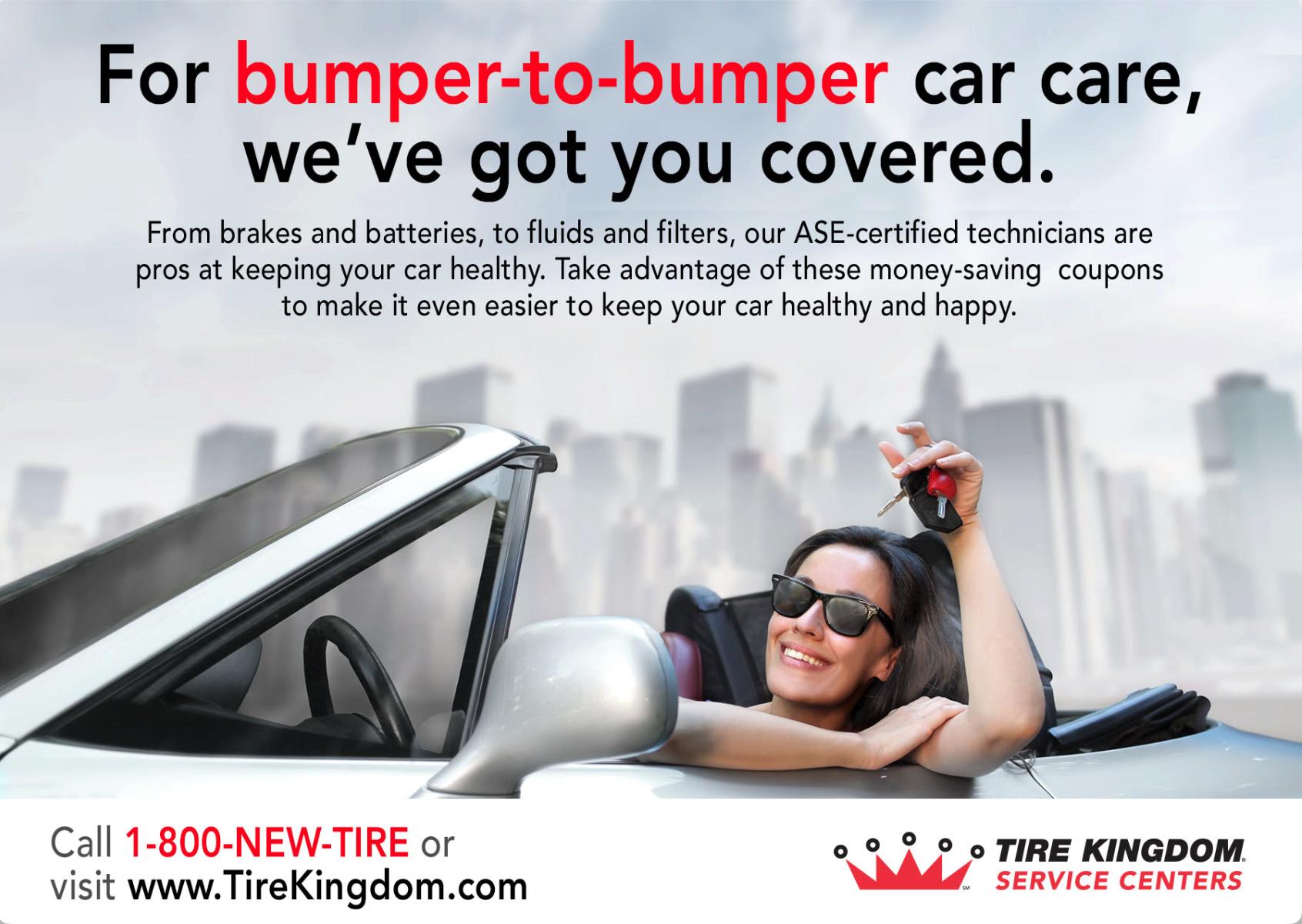 Tire Kingdom Postcard — Back