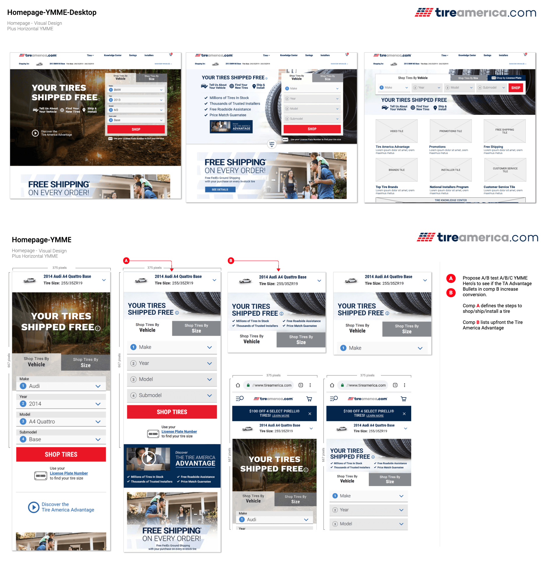 Homepage YMME Exploration